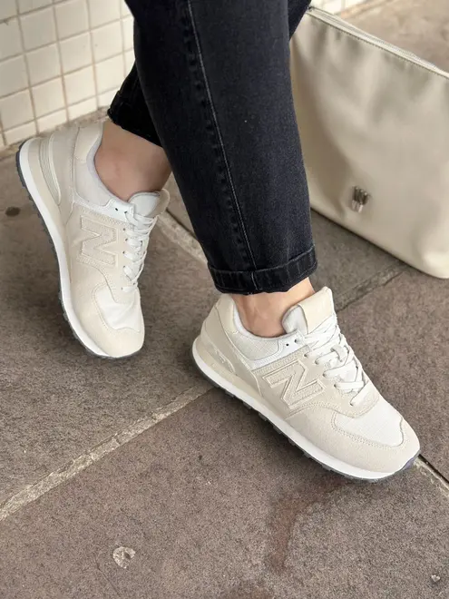 TÊNIS WL574 NEW BALANCE BEGE/BEGE